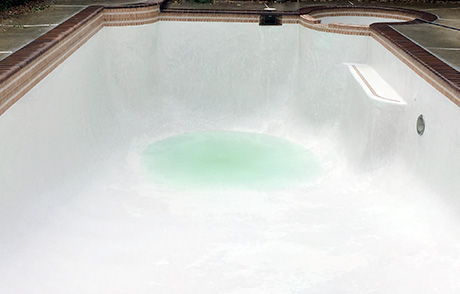 Pool after acid wash