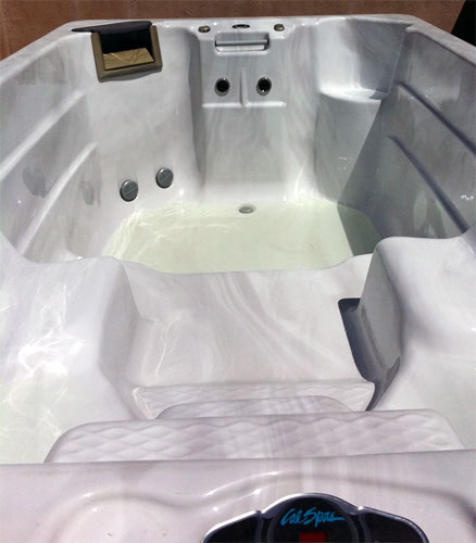 Fiberglass after acid wash