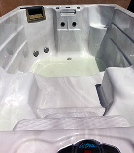 Fiberglass after acid wash