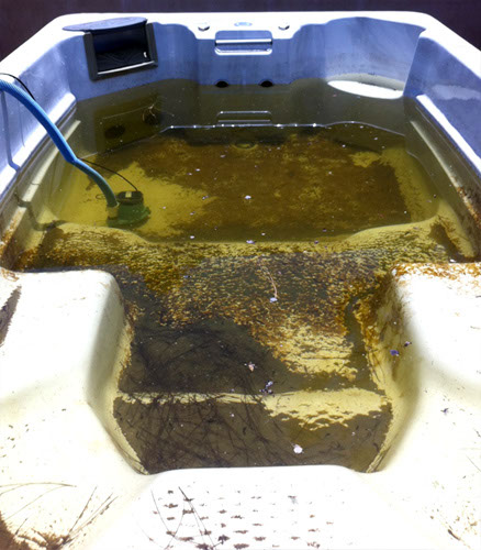 Fiberglass before acid wash