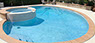 Finished pool after stains removed