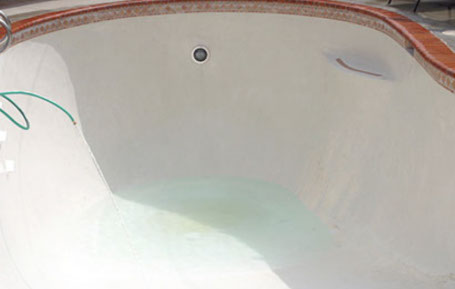 Pool after acid wash